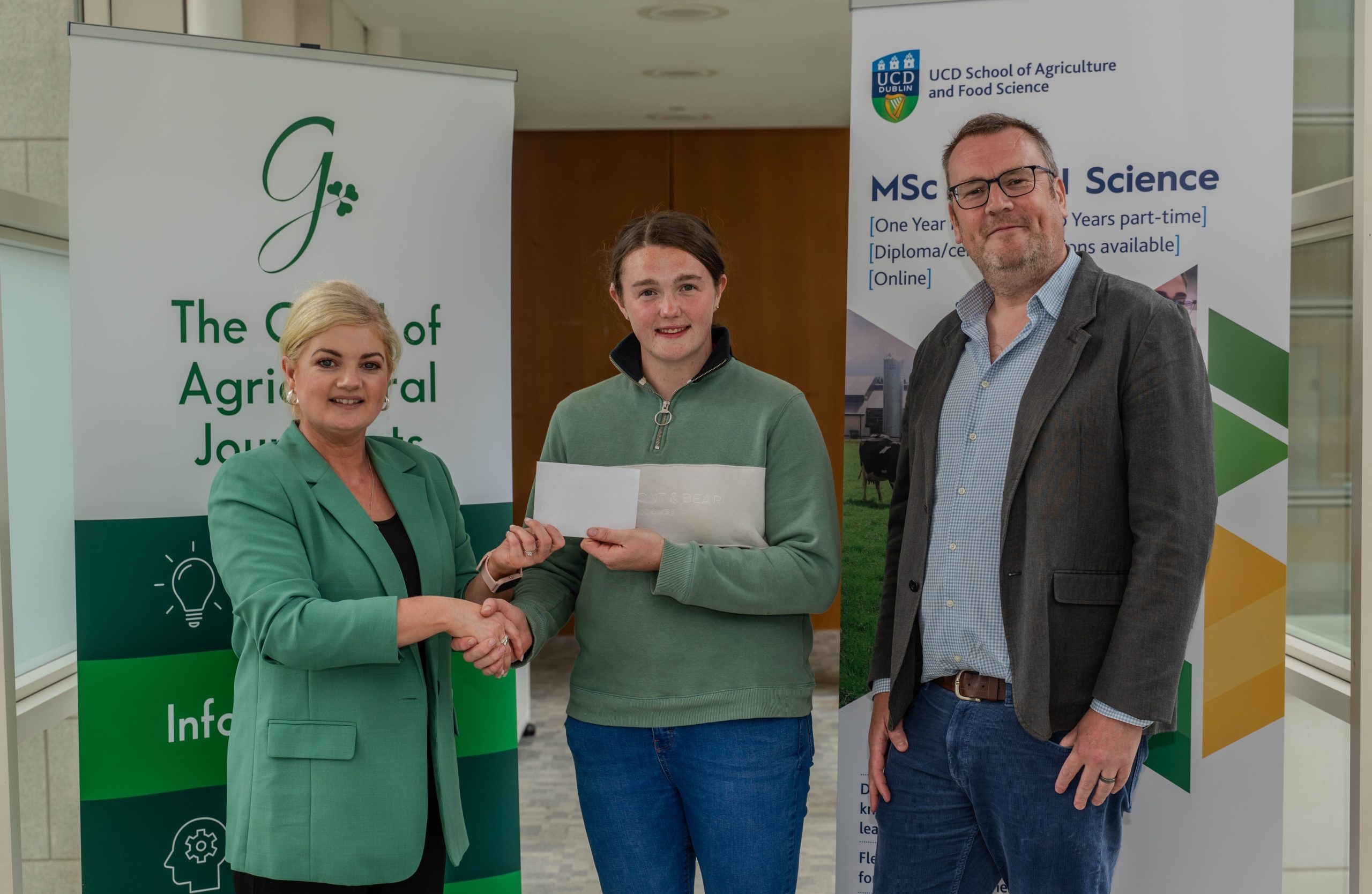 UCD Student is awarded the 2025 Communications and Agri-Innovation Award sponsored by the Guild of Agricultural Journalists.