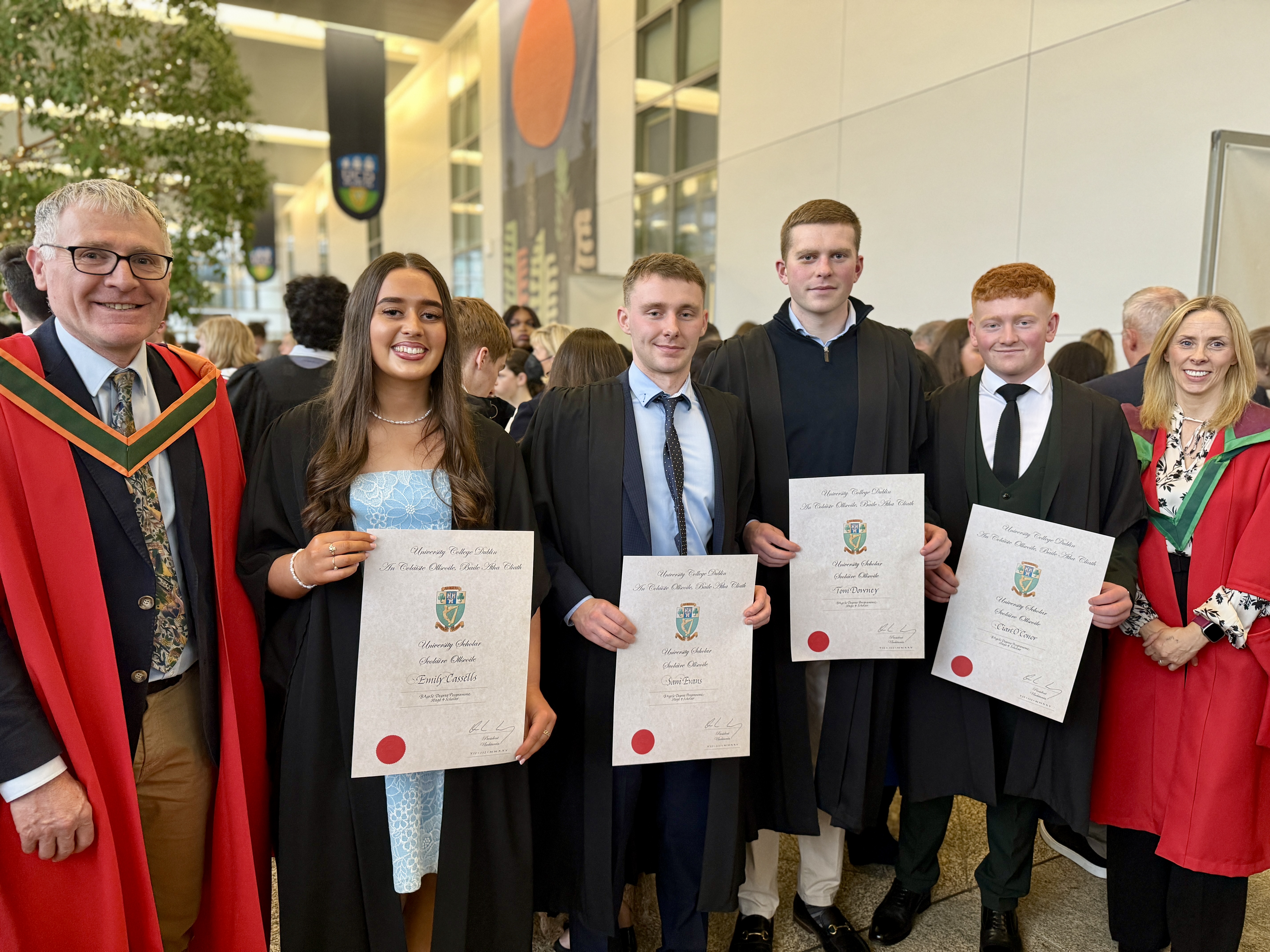 UCD School of Agriculture & Food Science students recognised at UCD Awards Day