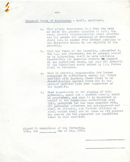 Proposed Terms of Settlement (7 May 1923) page 4