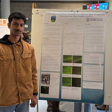 Vivek Attupuram from the University of Notre Dame