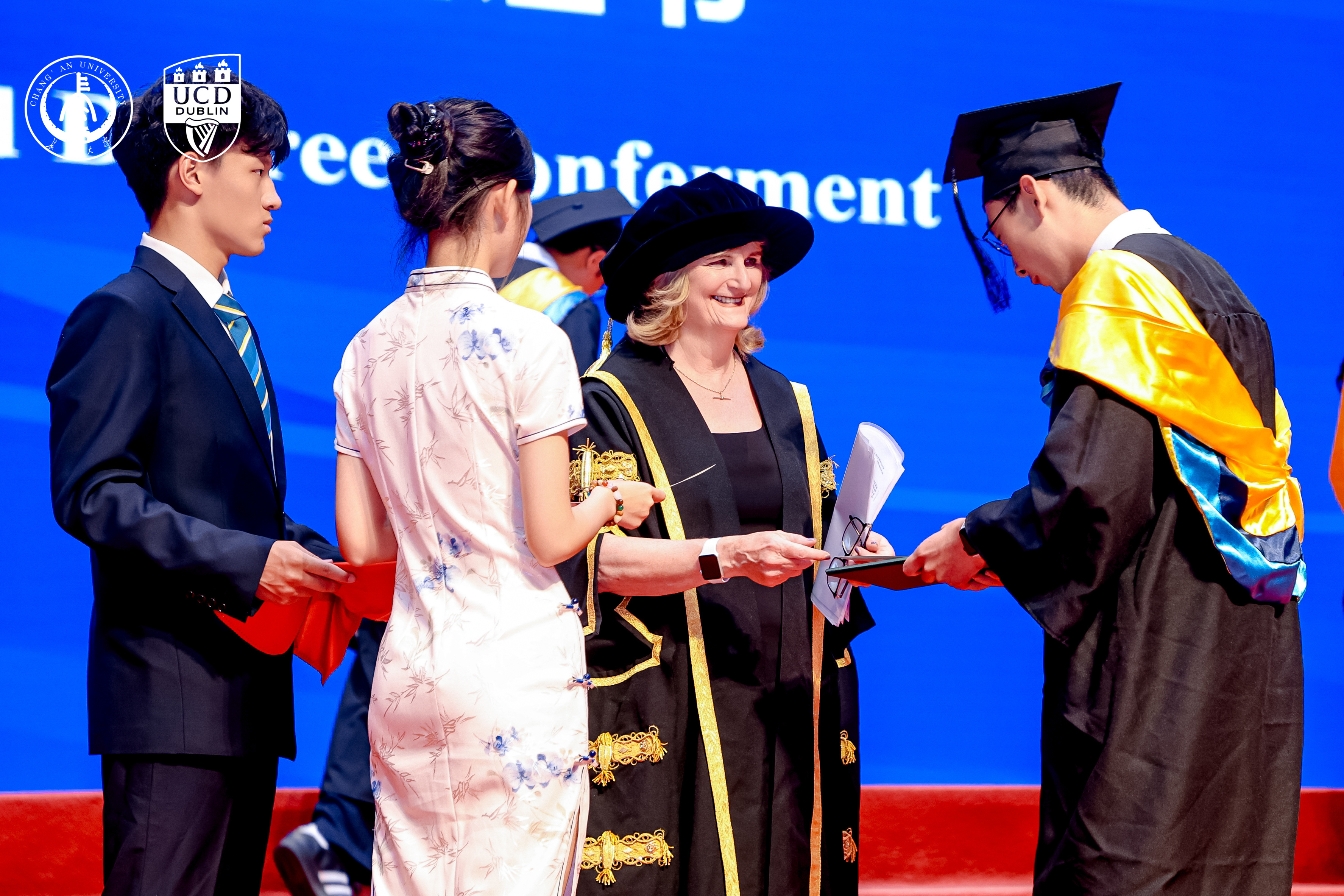 Prof Regina and cert