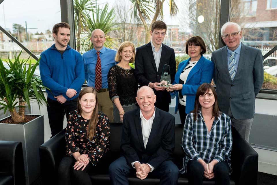 Gavin O'Rourke wins PM Group Kevin Kelly award.