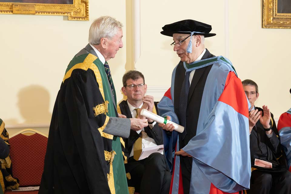 M Al-Rubeai Honorary Conferring