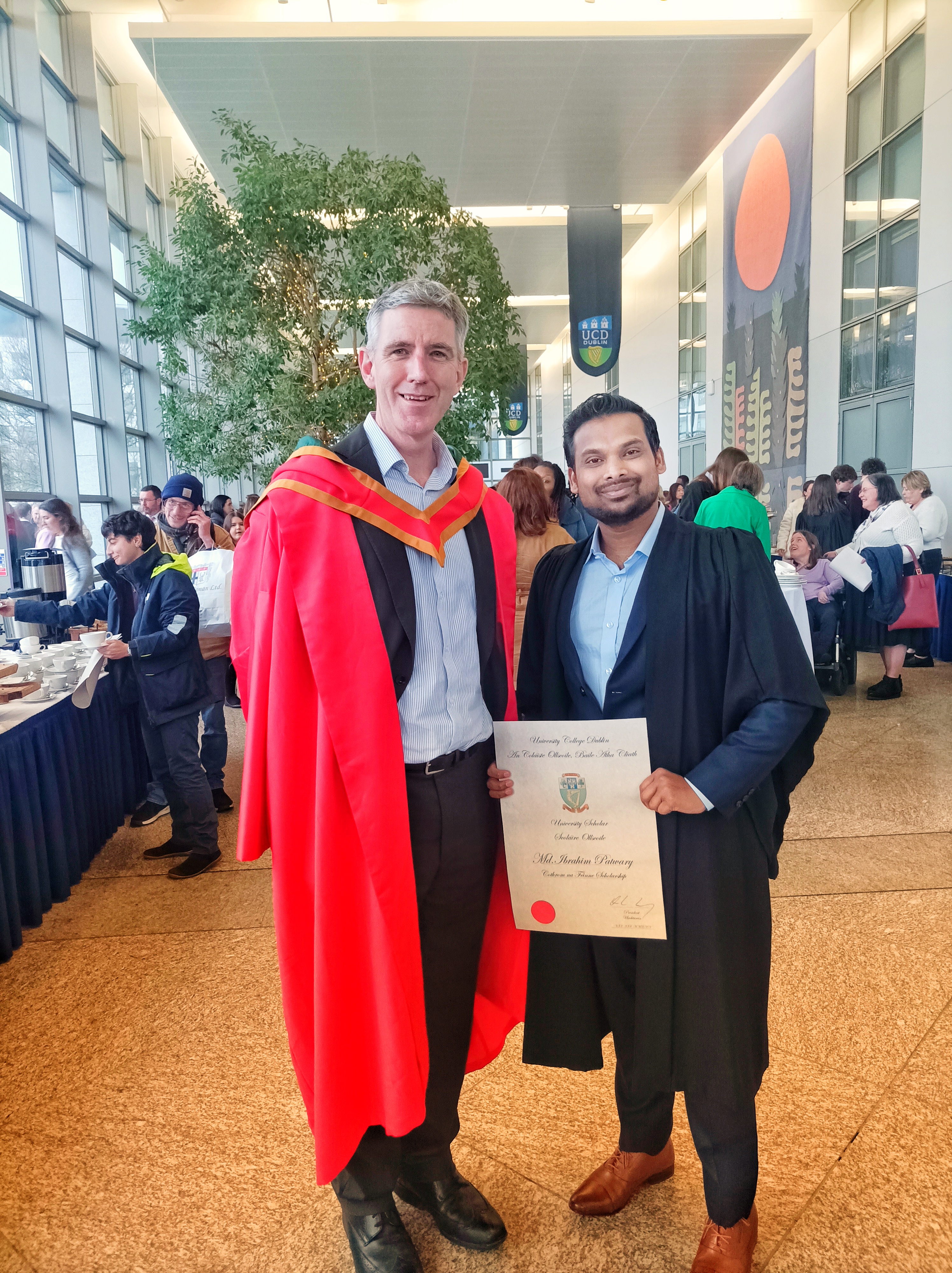 Assoc. Prof. John O'Sullivan and Md. Ibrahim Patwary