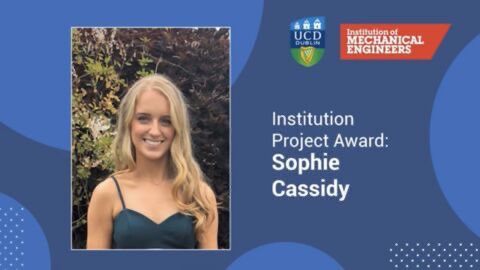 Congratulations to Sophie Cassidy on being recognised for outstanding work using OpenFoam, Python, ANSYS and UCD&rsquo;s HPC capabilities to deliver an innovative and entrepreneurial project.