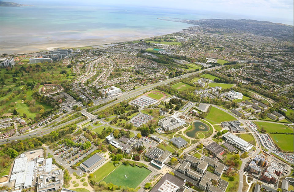 A satellite view of UCD