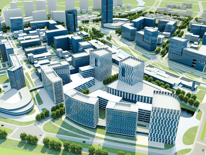 Illustration of a cityscape