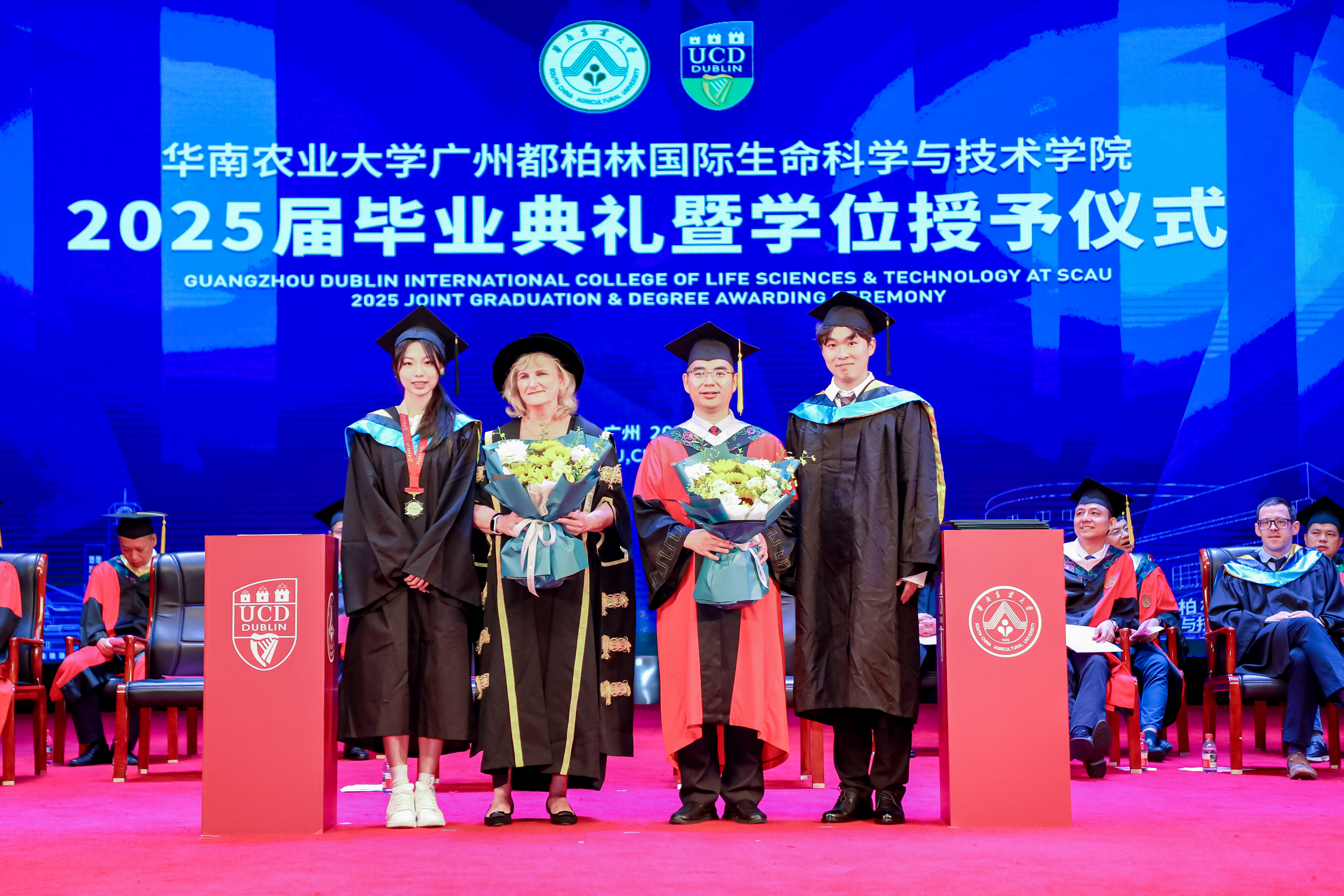 Students with Prof Regina