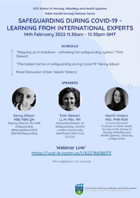 Webinar: Safeguarding during COVID-19 - Learning from International Experts | 14th February 2022 at 11.30am