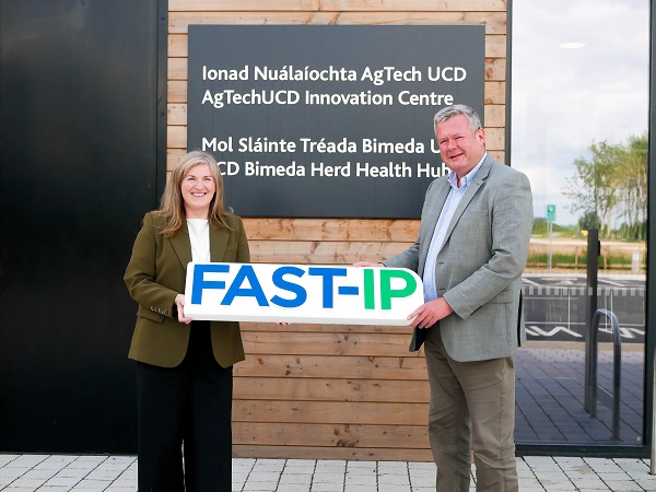 Edel Mitchell, Senior Programme Manager, FAST-IP, UCD and Gary Ryan, Director, AgTechUCD