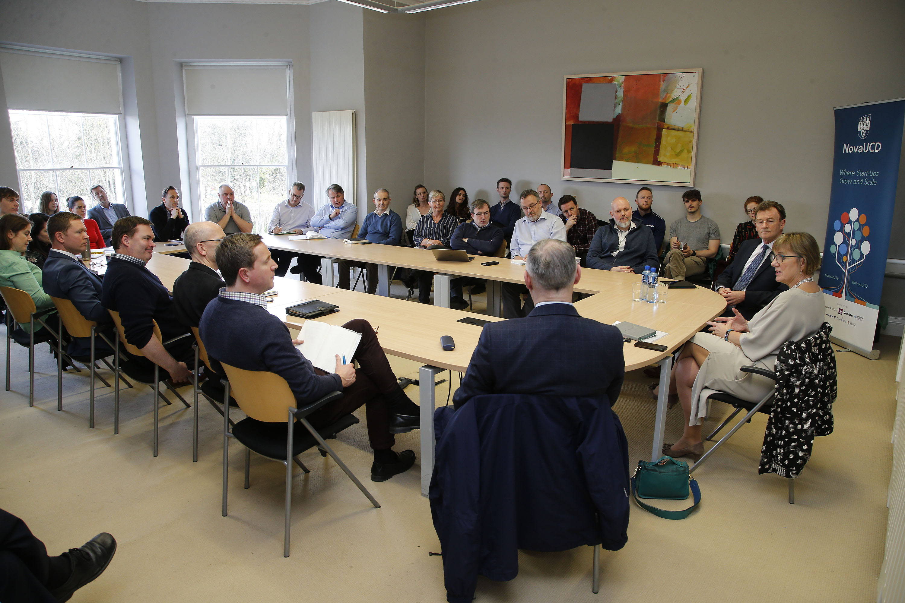 people sitting around a table