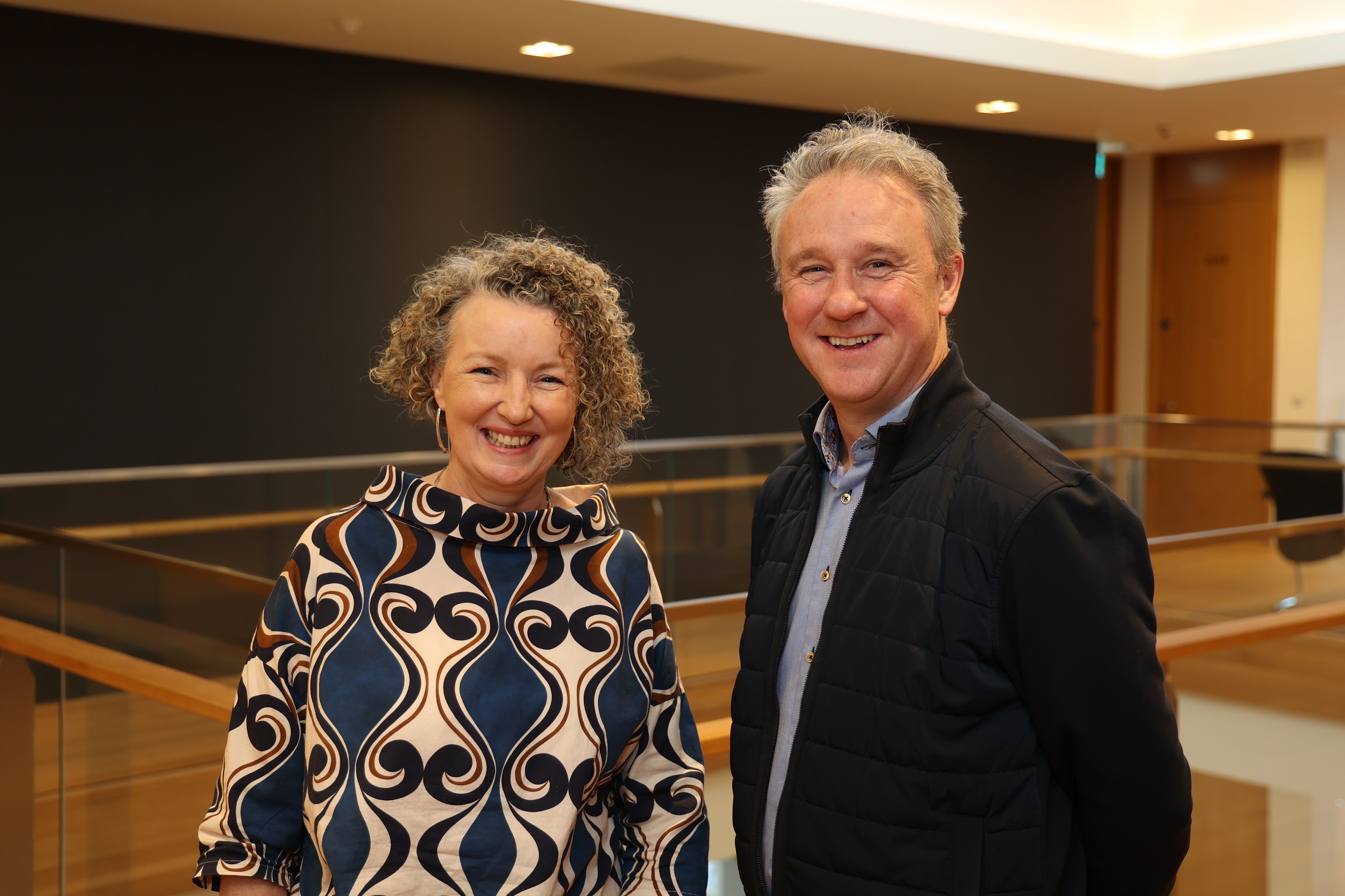 Dr Siobhan McClean and Poolbeg Pharma CEO