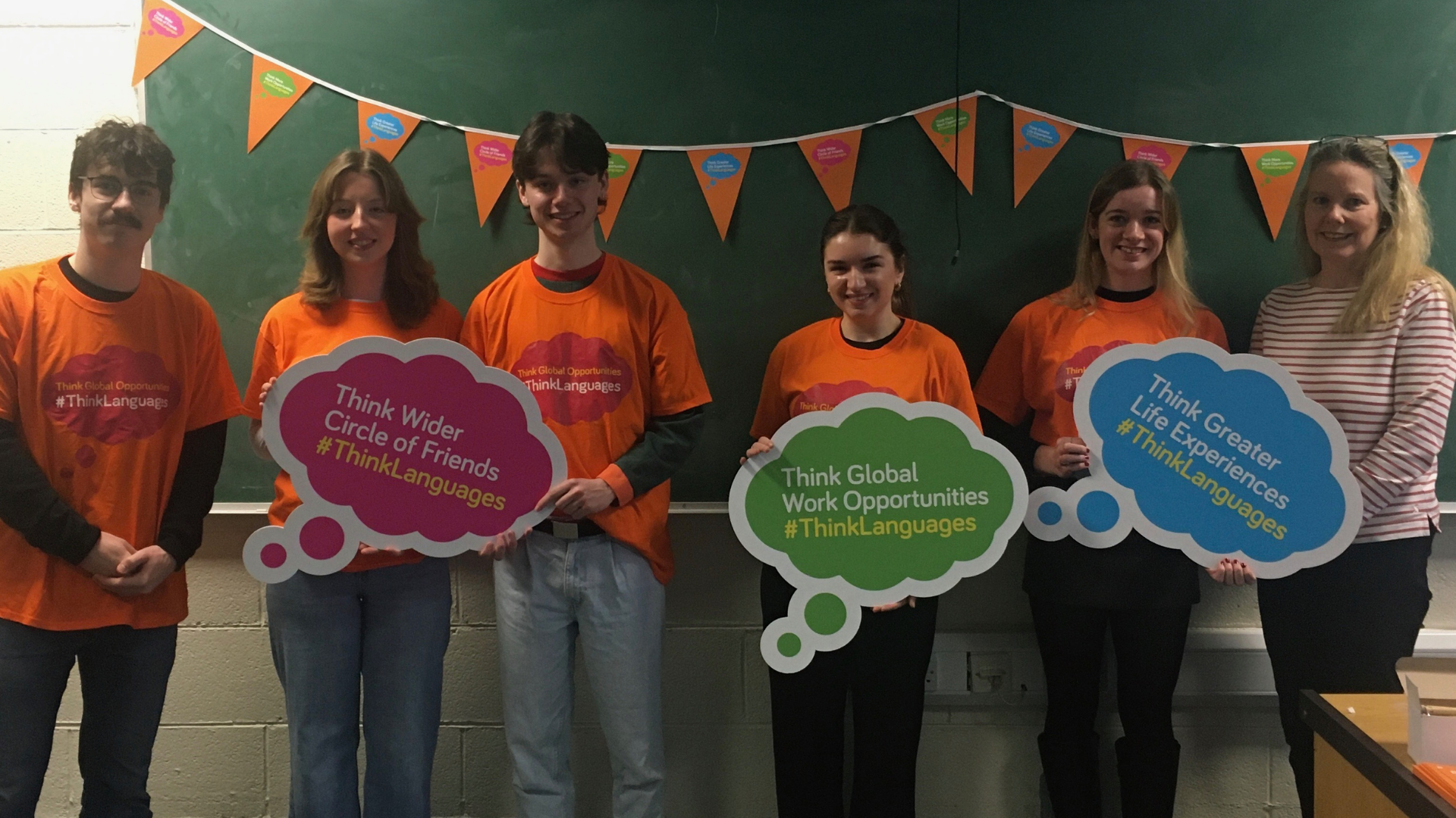 A photo of our Language ambassadors