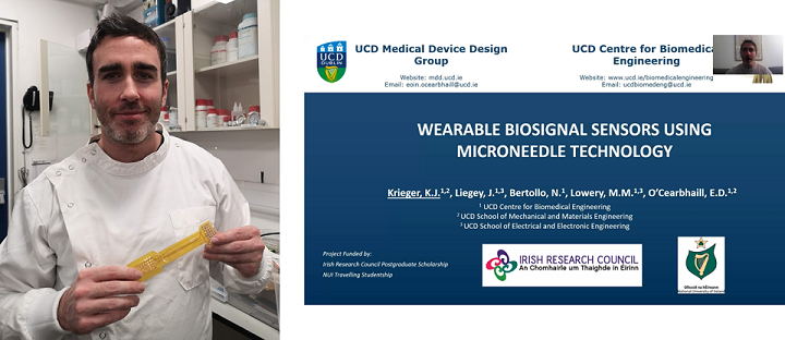 Kevin Krieger wins the Engineers Ireland Biomedical Research Medal