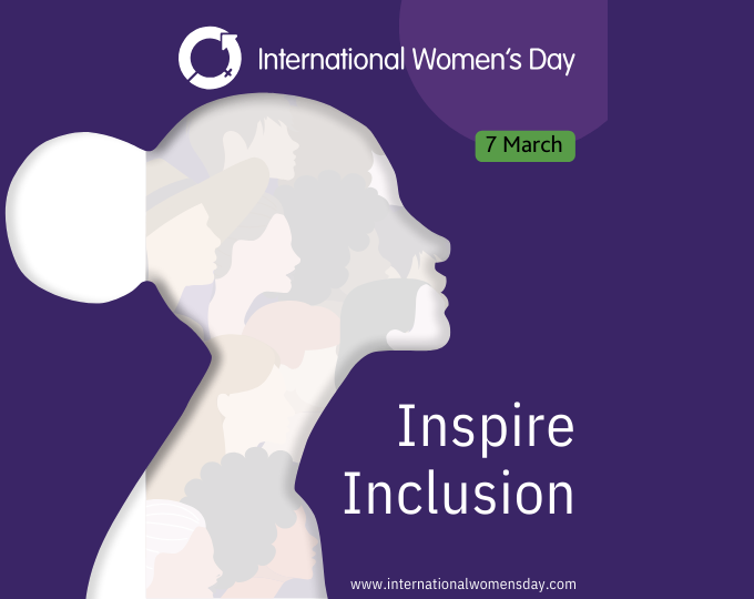 International Women's Day event poster