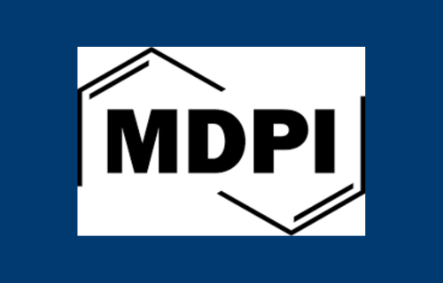 MDPI logo on navy blue background
