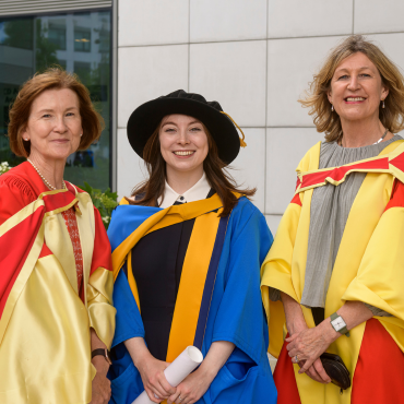 PhD graduate with two UCD academics