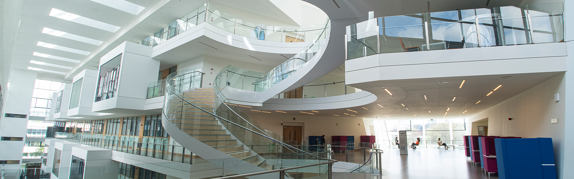 UCD O'Brien Centre for Science spiral staircase