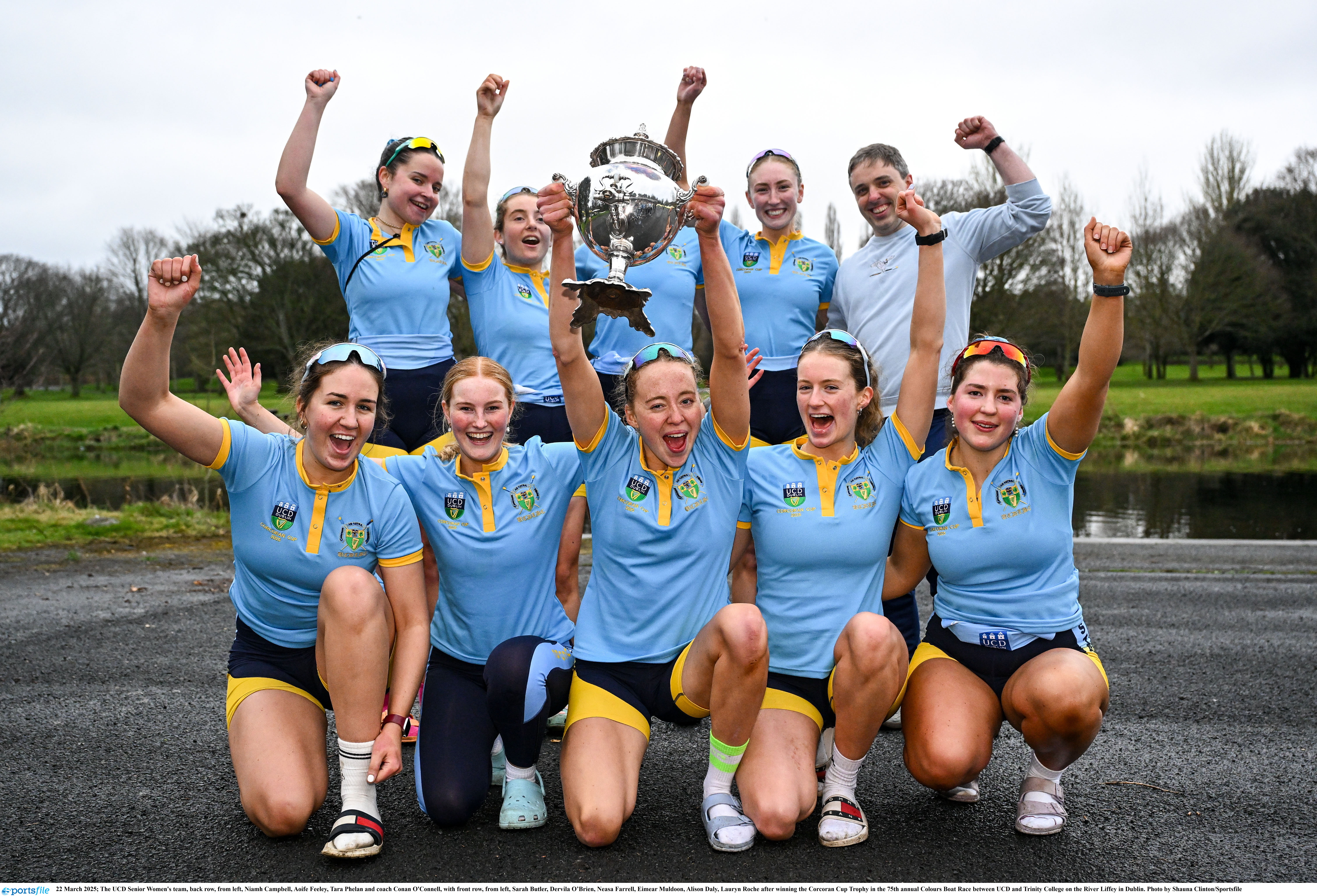 UCD Take Home Senior Cups in 75th Colours Boat Race