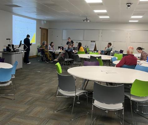 Classroom with students