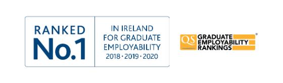 Number one in Ireland for Graduate Employability Stamp